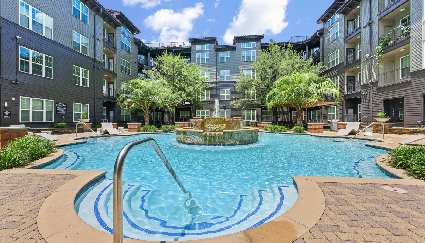 resort style pool