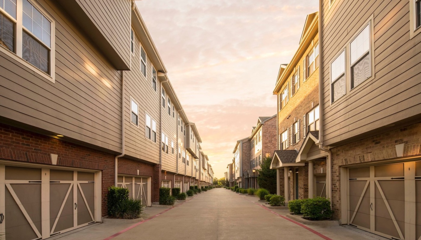 Exterior view of the apartments 